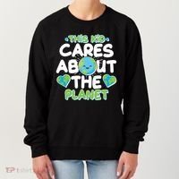 Cute This Kid Cares About The Planet Women's Sweatshirt thumb 0
