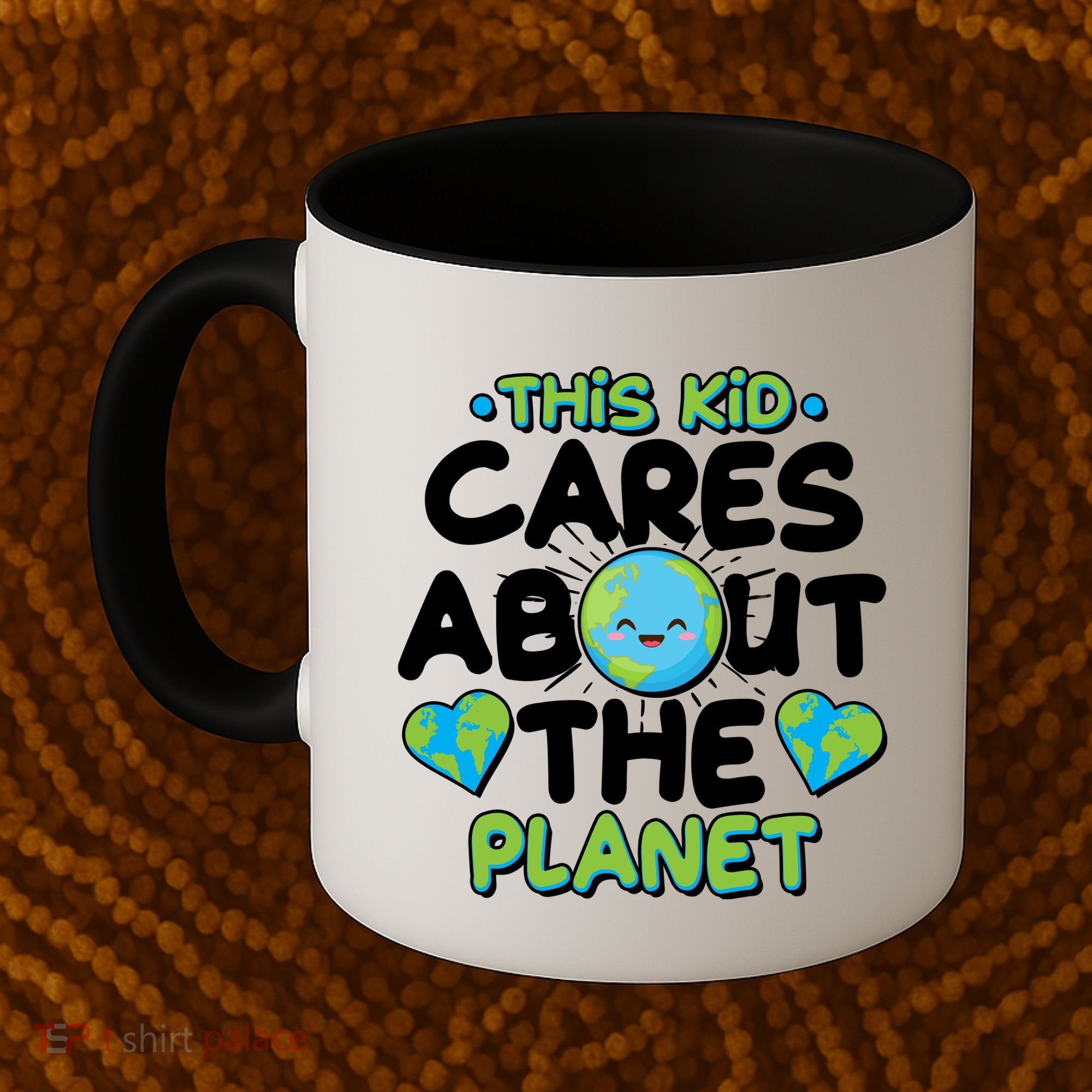 Cute This Kid Cares About The Planet Coffee Mug