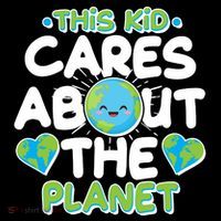 Cute This Kid Cares About The Planet Women's Hoodie thumb 2