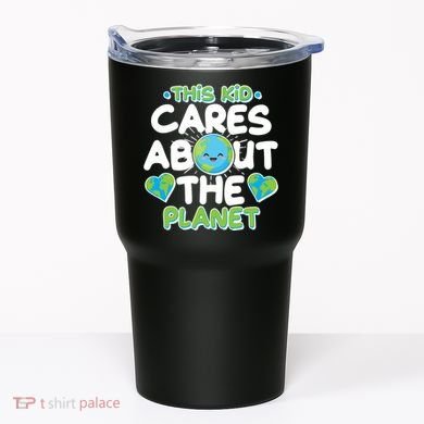 Cute This Kid Cares About The Planet Tumbler