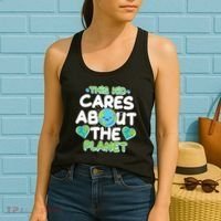 Cute This Kid Cares About The Planet Women's Tank Top thumb 2