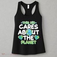 Cute This Kid Cares About The Planet Women's Tank Top thumb 3