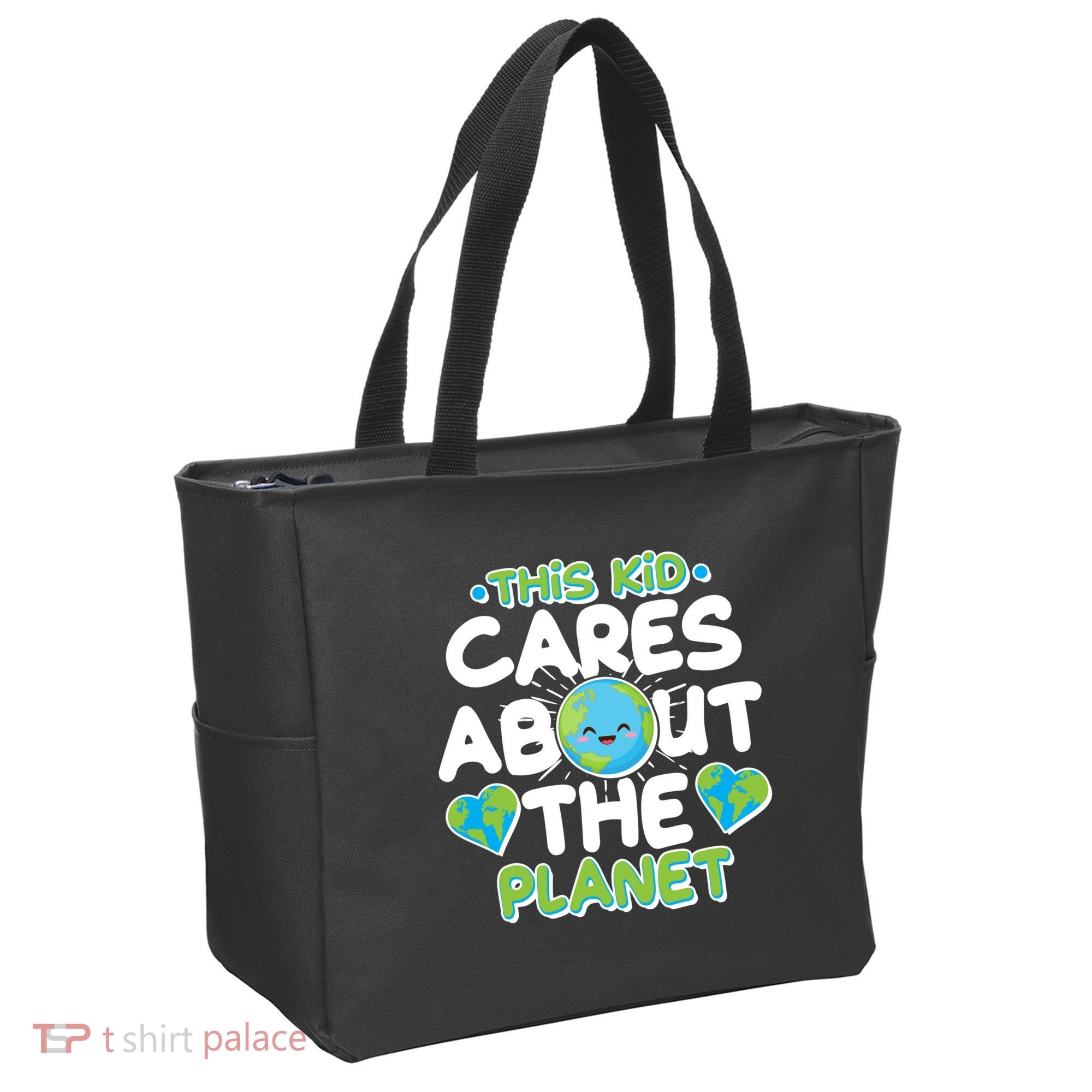Cute This Kid Cares About The Planet Tote Bag