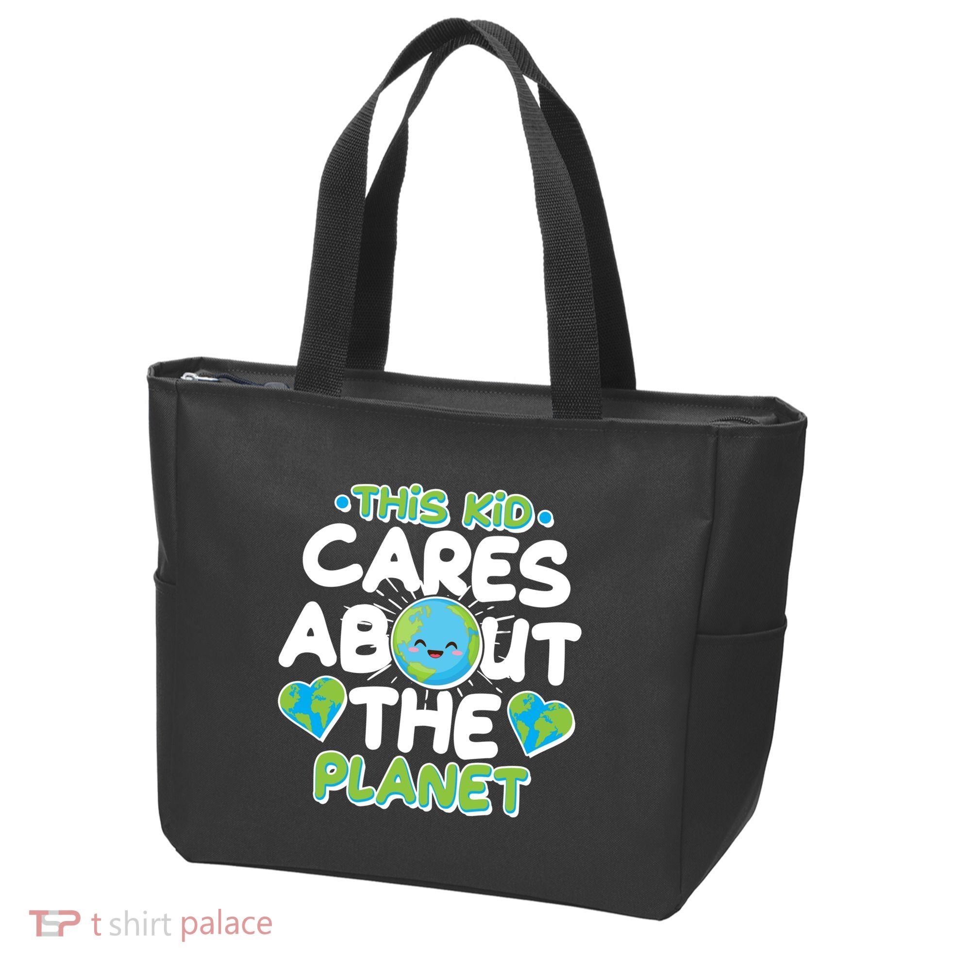 Cute This Kid Cares About The Planet Tote Bag