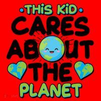 Cute This Kid Cares About The Planet Santa Hat thumb 1