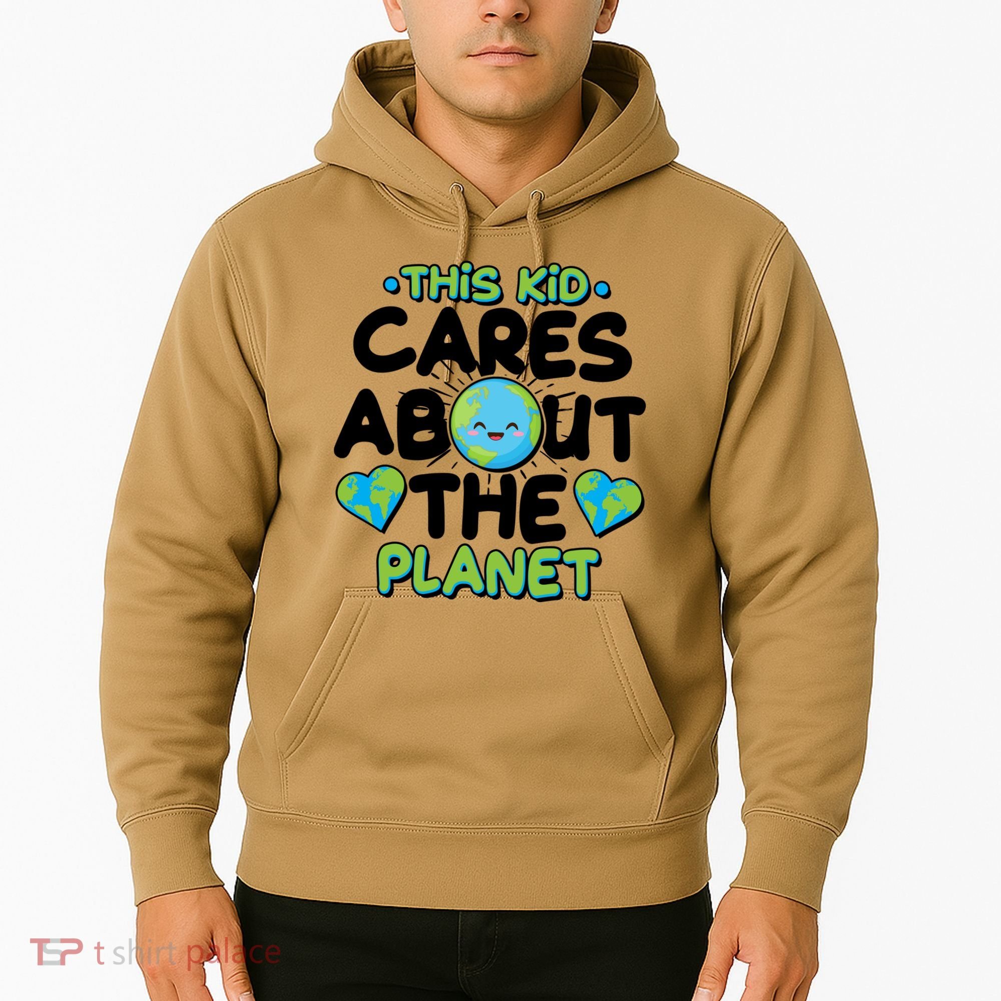 Cute This Kid Cares About The Planet Hoodie
