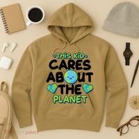Cute This Kid Cares About The Planet Hoodie thumb 3