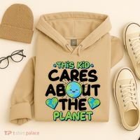 Cute This Kid Cares About The Planet Hoodie thumb 4