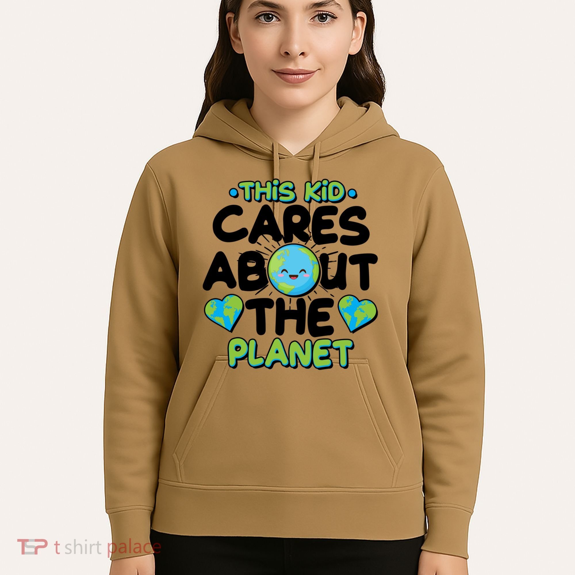 Cute This Kid Cares About The Planet Hoodie
