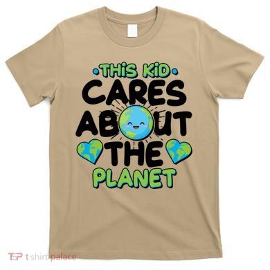 Cute This Kid Cares About The Planet T-Shirt