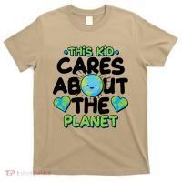 Cute This Kid Cares About The Planet T-Shirt thumb 0