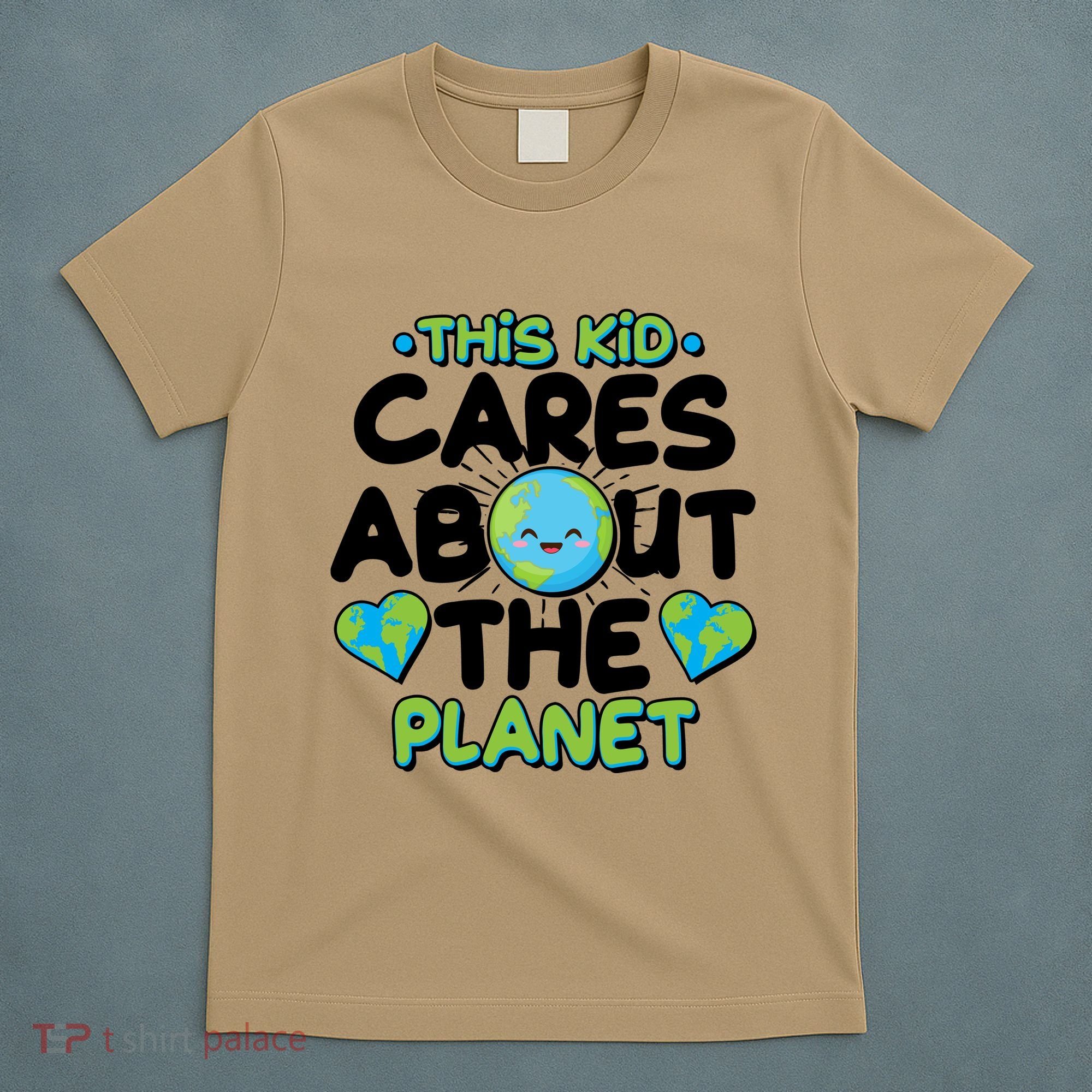 Cute This Kid Cares About The Planet T-Shirt