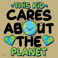 Cute This Kid Cares About The Planet Mousepad thumb 1