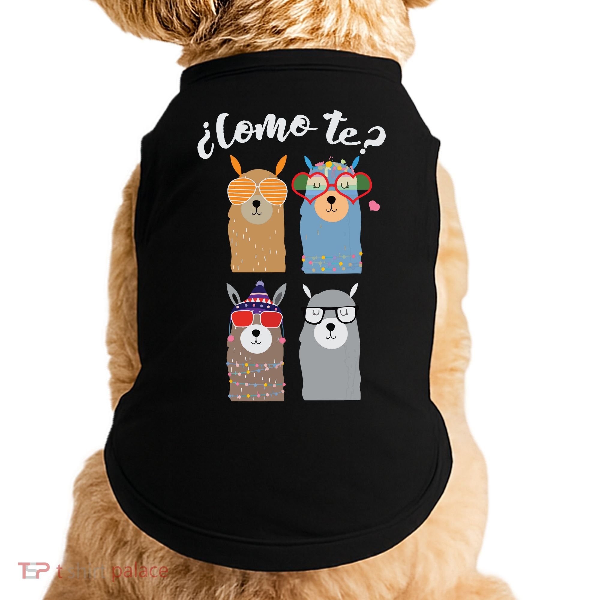 Como Te Llamas Funny Student Spanish Teacher Doggie Tank