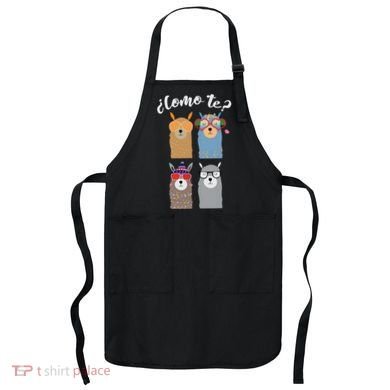 Como Te Llamas Funny Student Spanish Teacher Apron