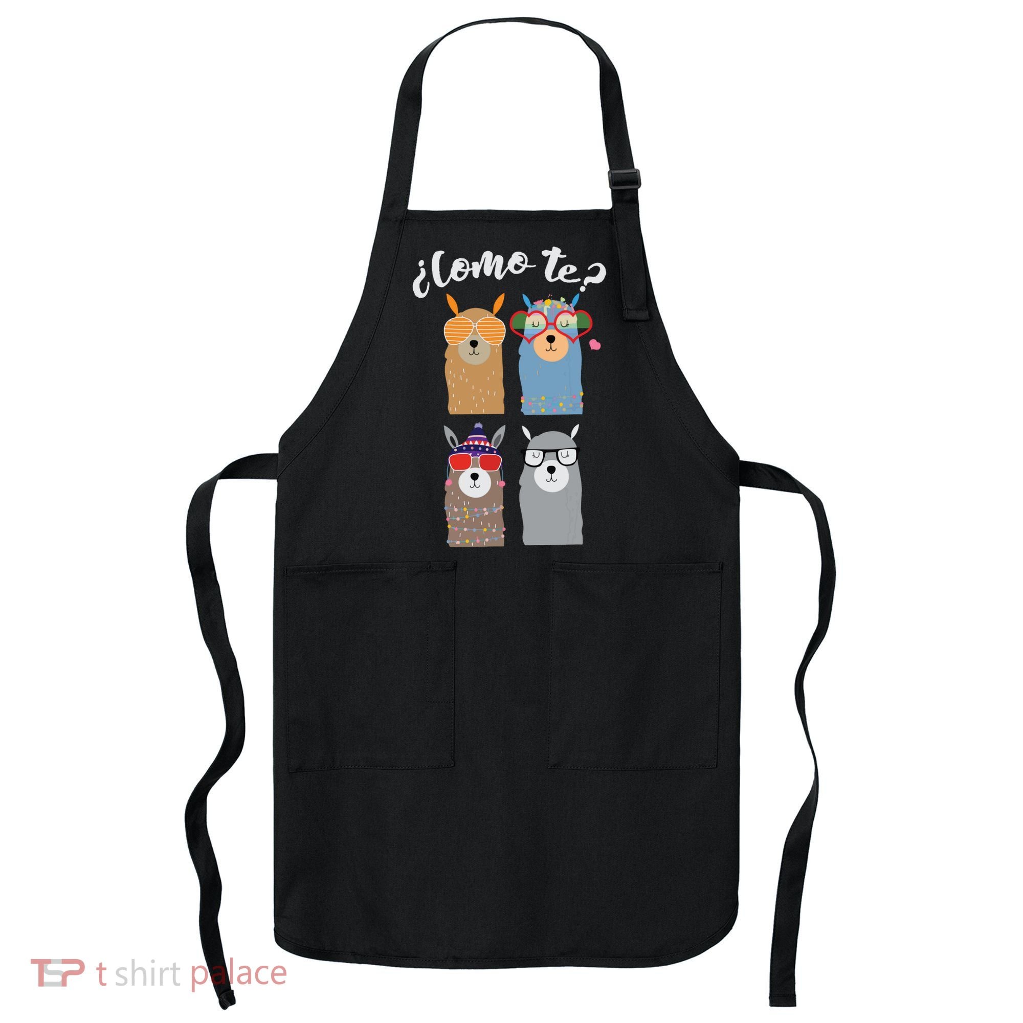 Como Te Llamas Funny Student Spanish Teacher Apron