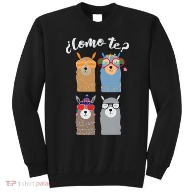 Como Te Llamas Funny Student Spanish Teacher Sweatshirt