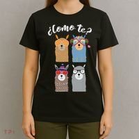 Como Te Llamas Funny Student Spanish Teacher T-Shirt thumb 4