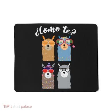 Como Te Llamas Funny Student Spanish Teacher Mousepad