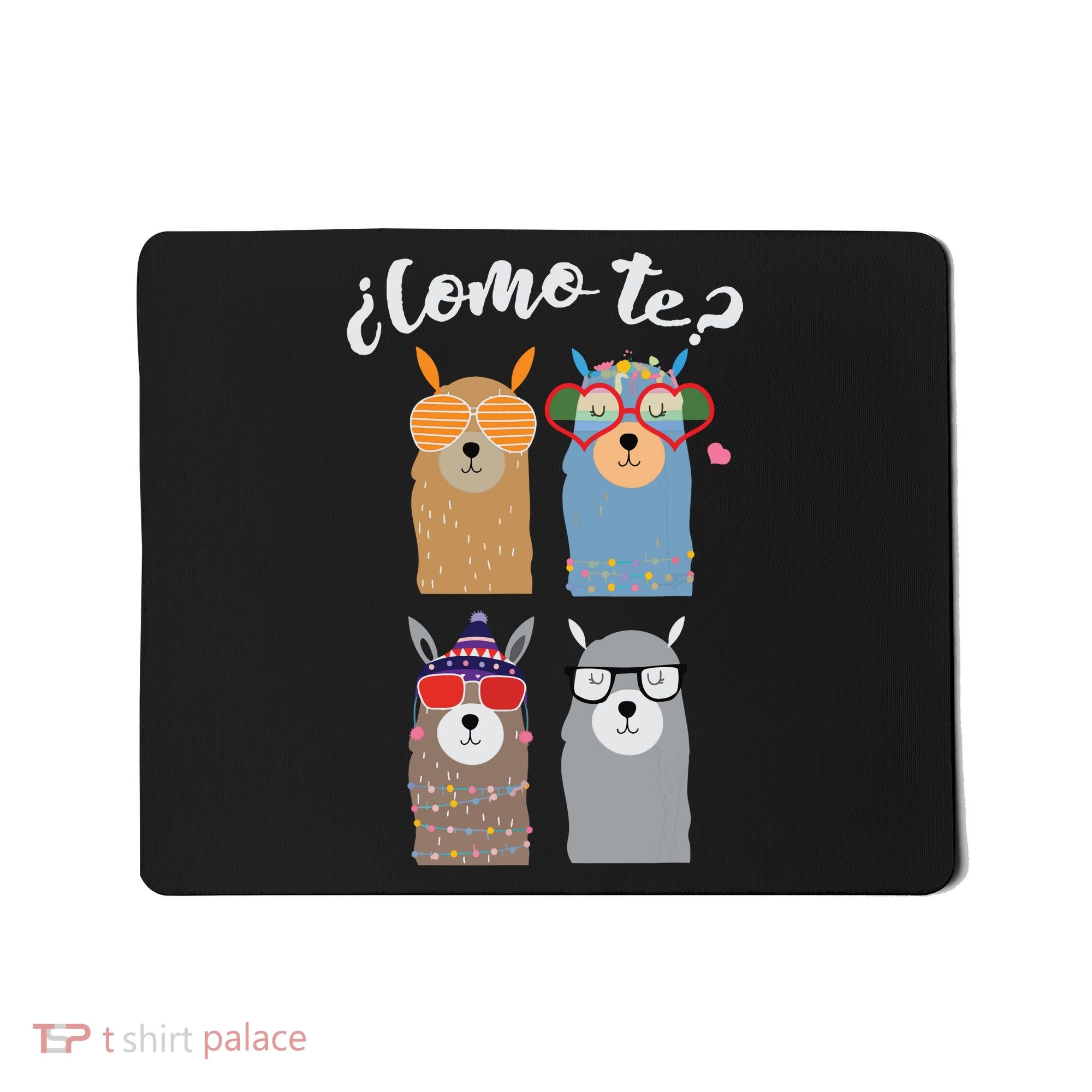 Como Te Llamas Funny Student Spanish Teacher Mousepad