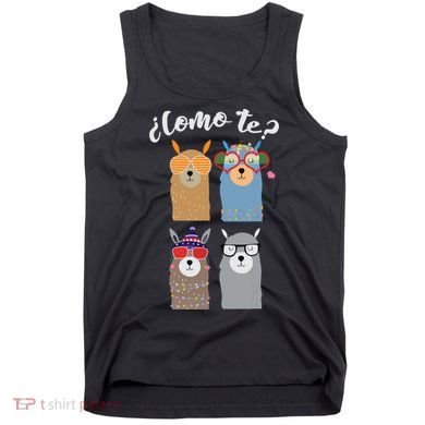 Como Te Llamas Funny Student Spanish Teacher Tank Top