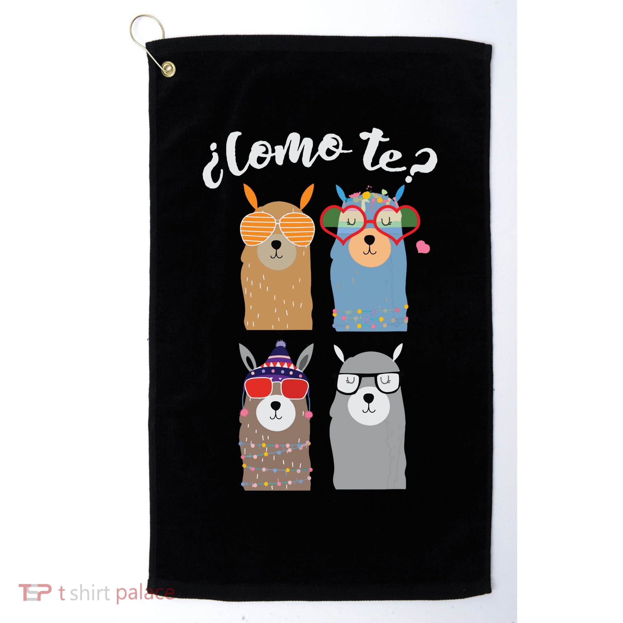 Como Te Llamas Funny Student Spanish Teacher Golf Towel