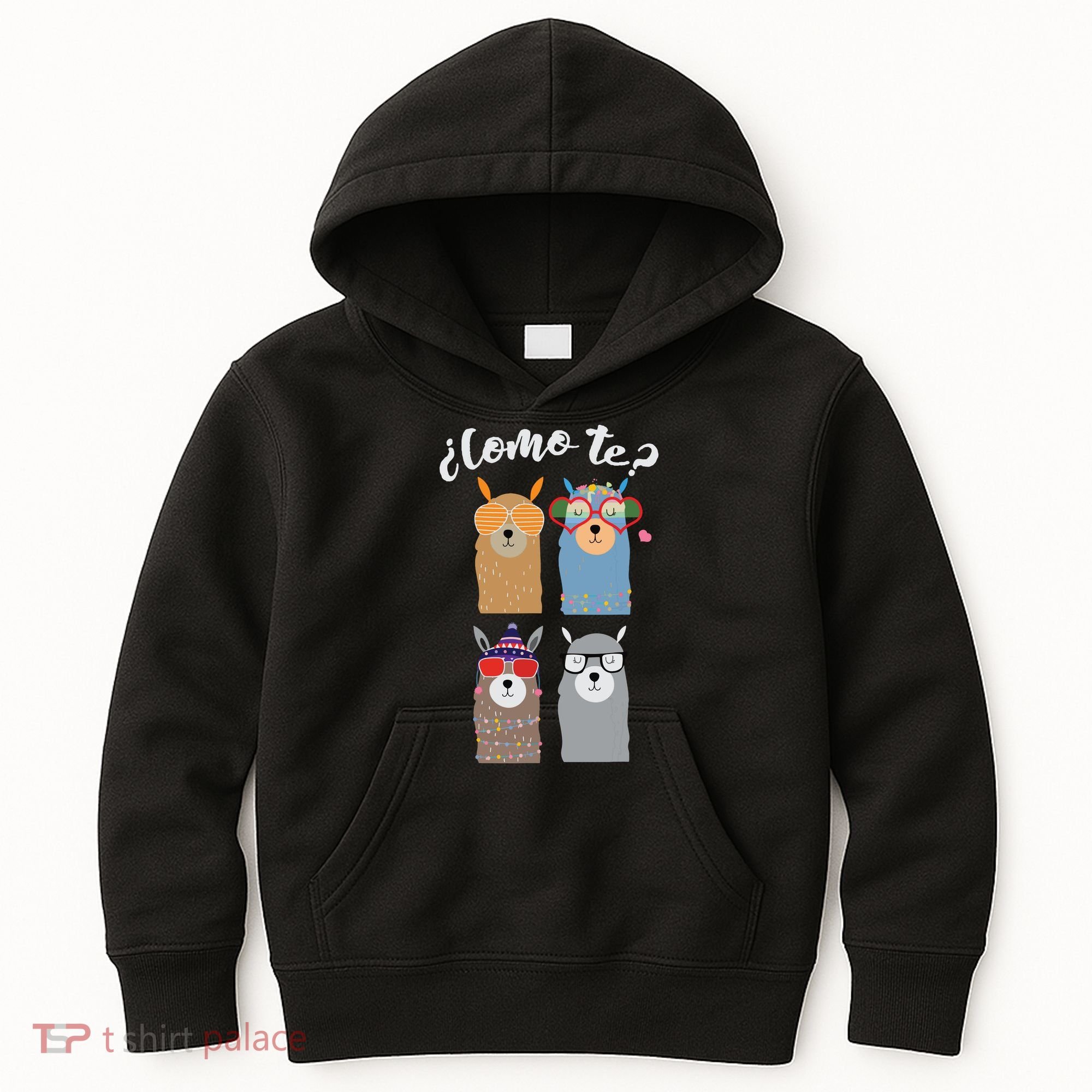 Como Te Llamas Funny Student Spanish Teacher Kids Hoodie