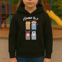 Como Te Llamas Funny Student Spanish Teacher Kids Hoodie thumb 3