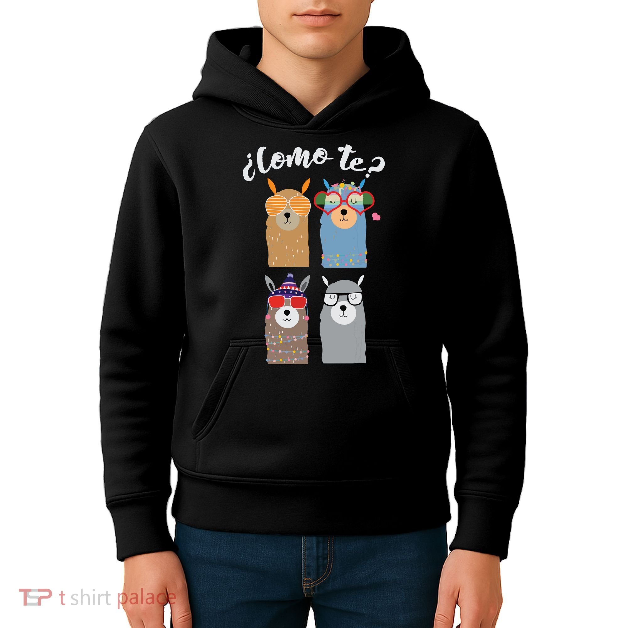 Como Te Llamas Funny Student Spanish Teacher Kids Hoodie