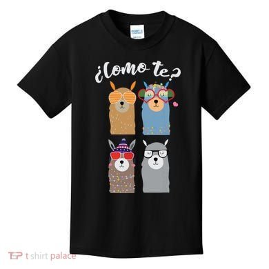 Como Te Llamas Funny Student Spanish Teacher Kids T-Shirt