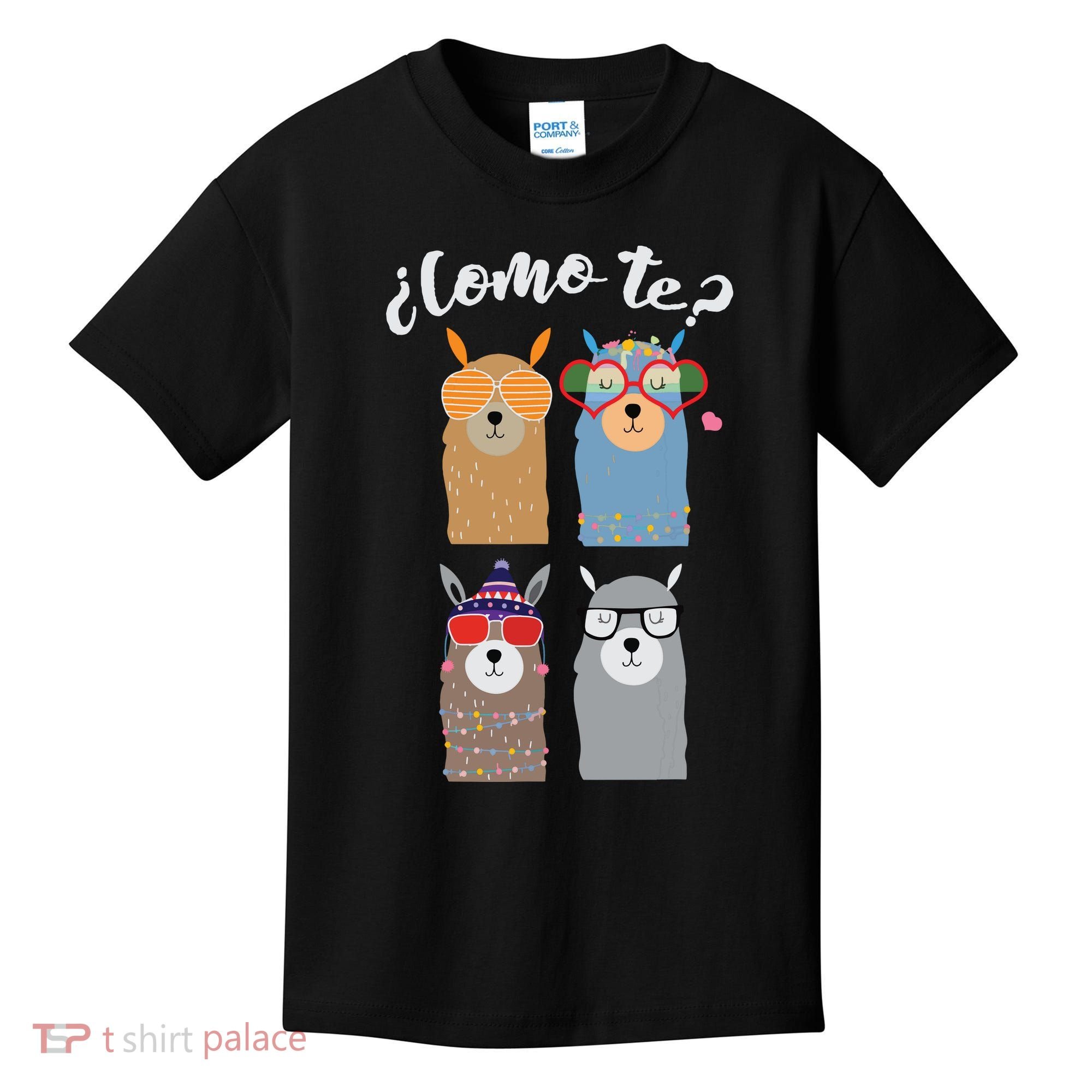 Como Te Llamas Funny Student Spanish Teacher Kids T-Shirt