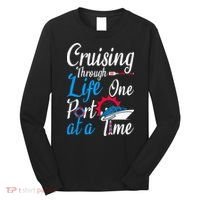 Cruising Through Life One Port At A Time Boating Cruise Trip Long Sleeve Shirt thumb 0