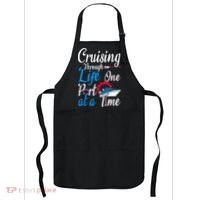 Cruising Through Life One Port At A Time Boating Cruise Trip Apron thumb 0
