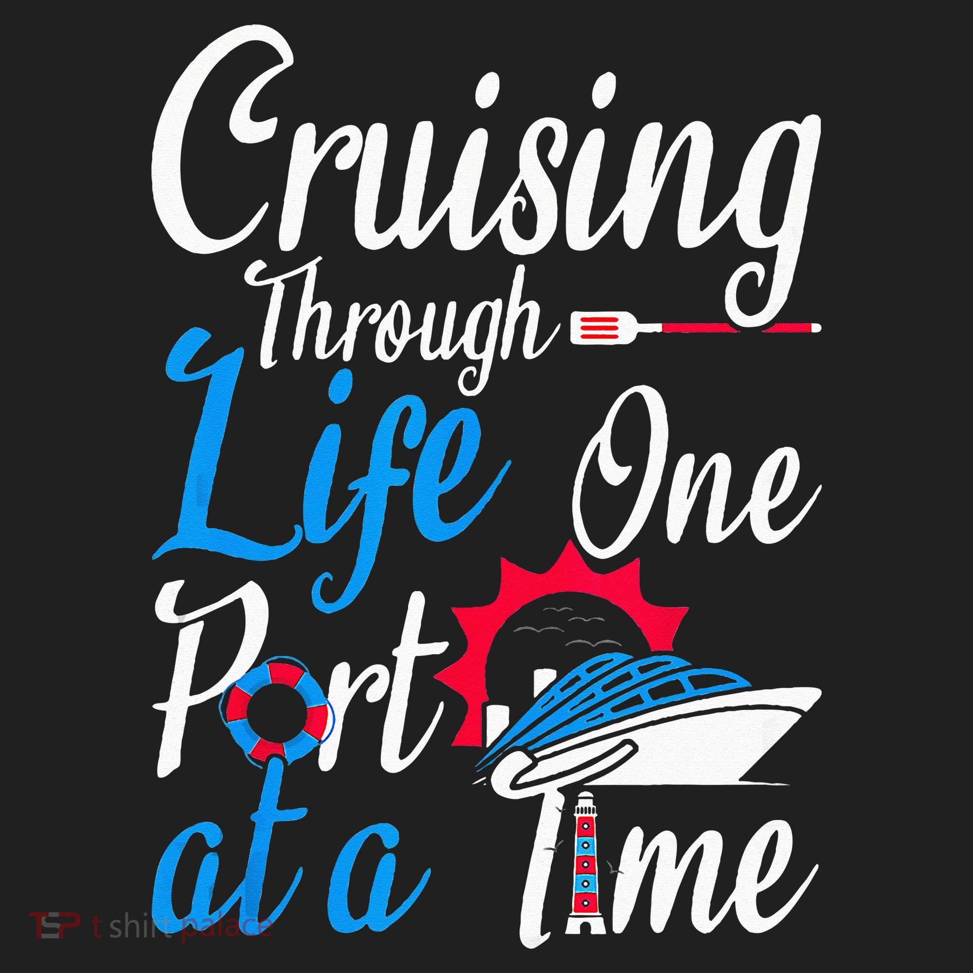 Cruising Through Life One Port At A Time Boating Cruise Trip Beanie