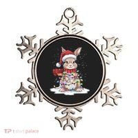 Christmas Tree Lights Rabbit Santa Hat Holiday Xmas Gift Ornament thumb 0