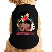Cute #Teacher Life Afro Puff Bun Teacher Doggie Tank thumb 0