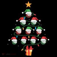 Christmas Golf Tree Light Santa Hat Funny Xmas Sport Holiday Coffee Mug thumb 5