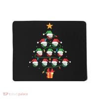 Christmas Golf Tree Light Santa Hat Funny Xmas Sport Holiday Mousepad thumb 0