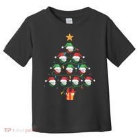 Christmas Golf Tree Light Santa Hat Funny Xmas Sport Holiday Toddler T-Shirt thumb 0