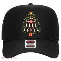 Christmas Chess Tree Light Santa Hat Funny Xmas Sport Holiday Hat thumb 0