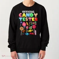 Candy Tester Lollipop Sweets Halloween Women's Sweatshirt thumb 0