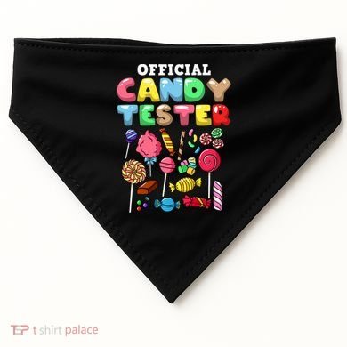 Candy Tester Lollipop Sweets Halloween USA-Made Doggie Bandana