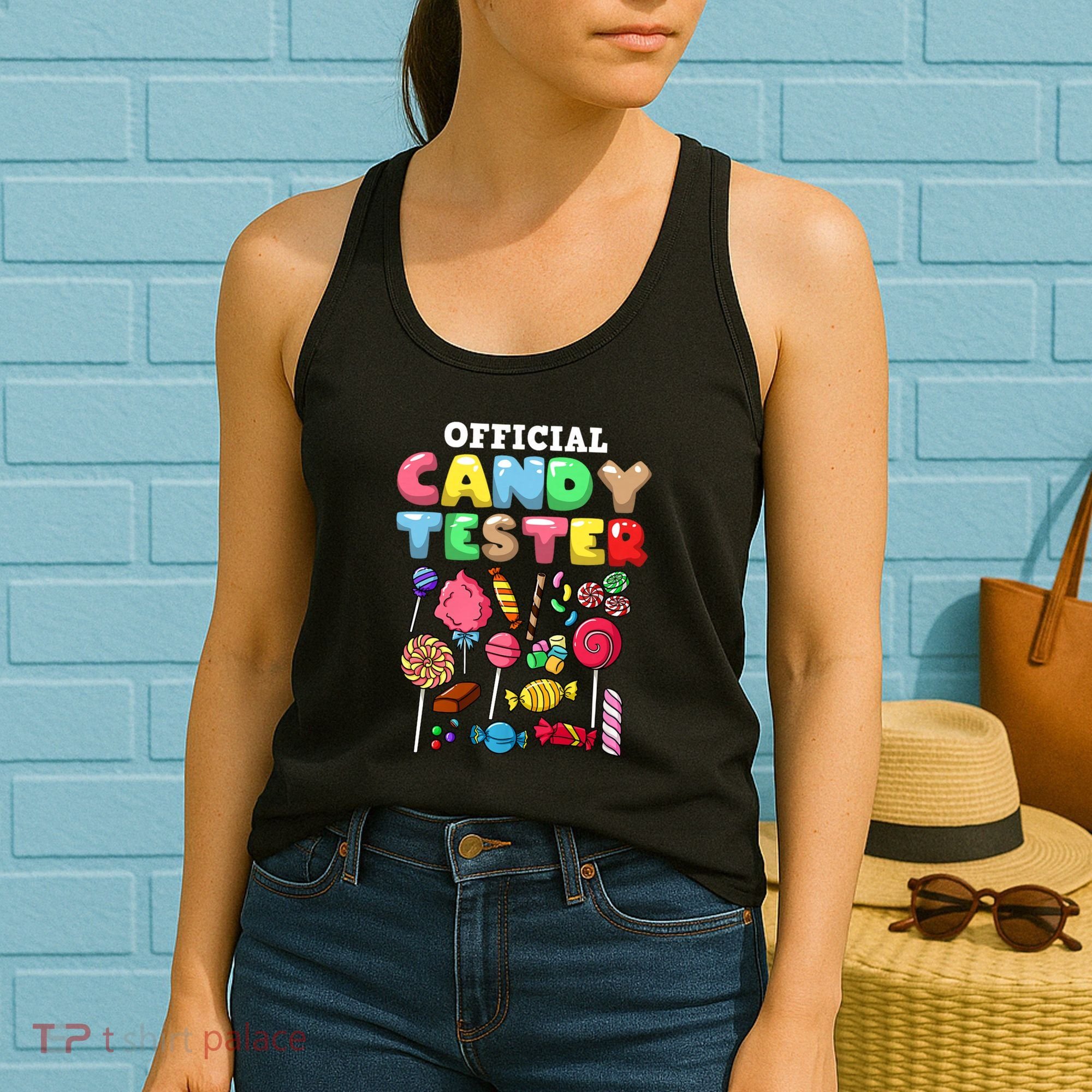 Candy Tester Lollipop Sweets Halloween Women's Tank Top