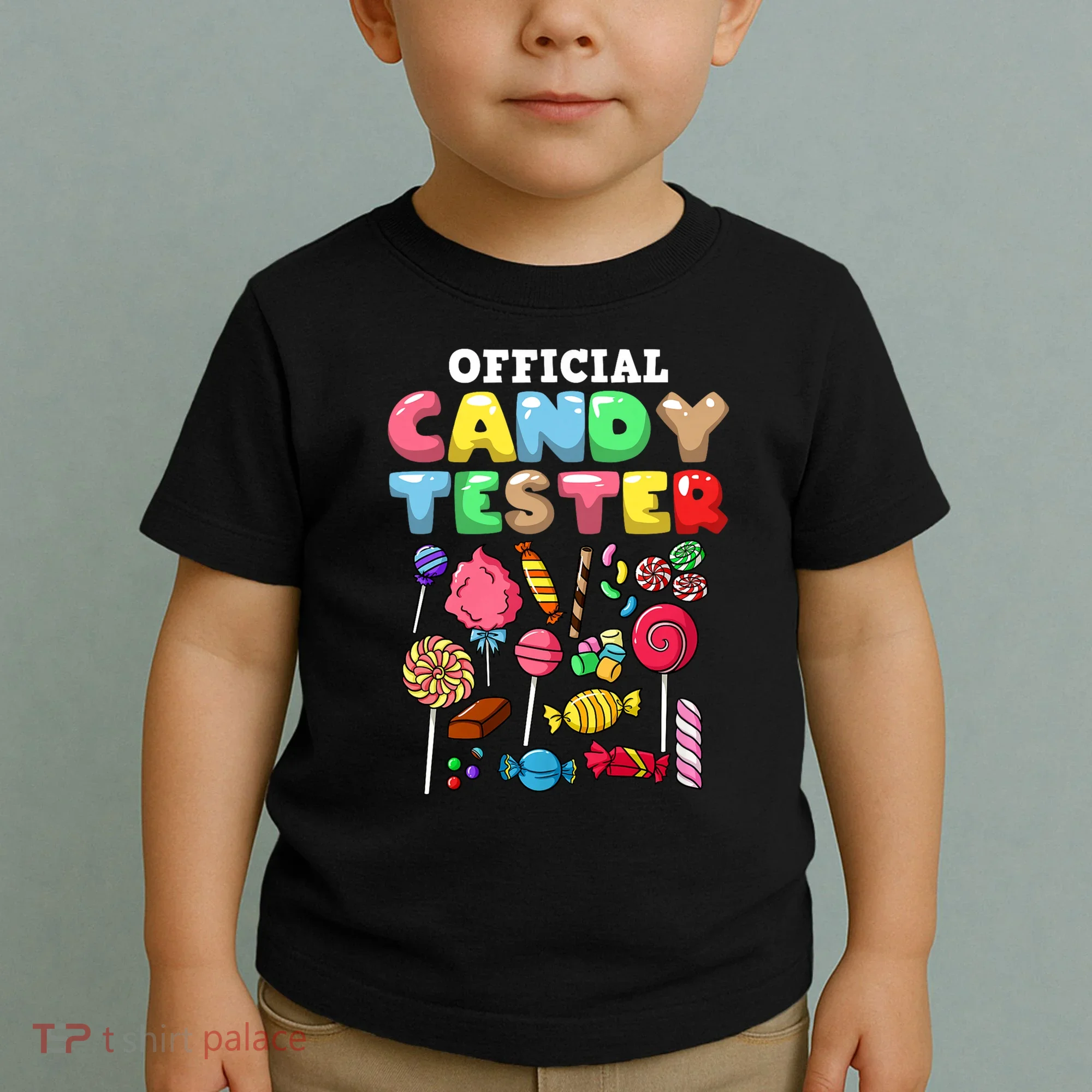 Candy Tester Lollipop Sweets Halloween Toddler T-Shirt