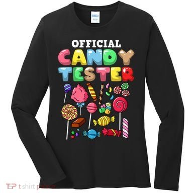 Candy Tester Lollipop Sweets Halloween Women's Long Sleeve Shirt