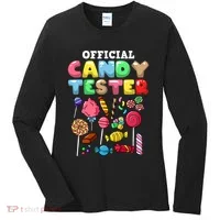 Candy Tester Lollipop Sweets Halloween Women's Long Sleeve Shirt thumb 0