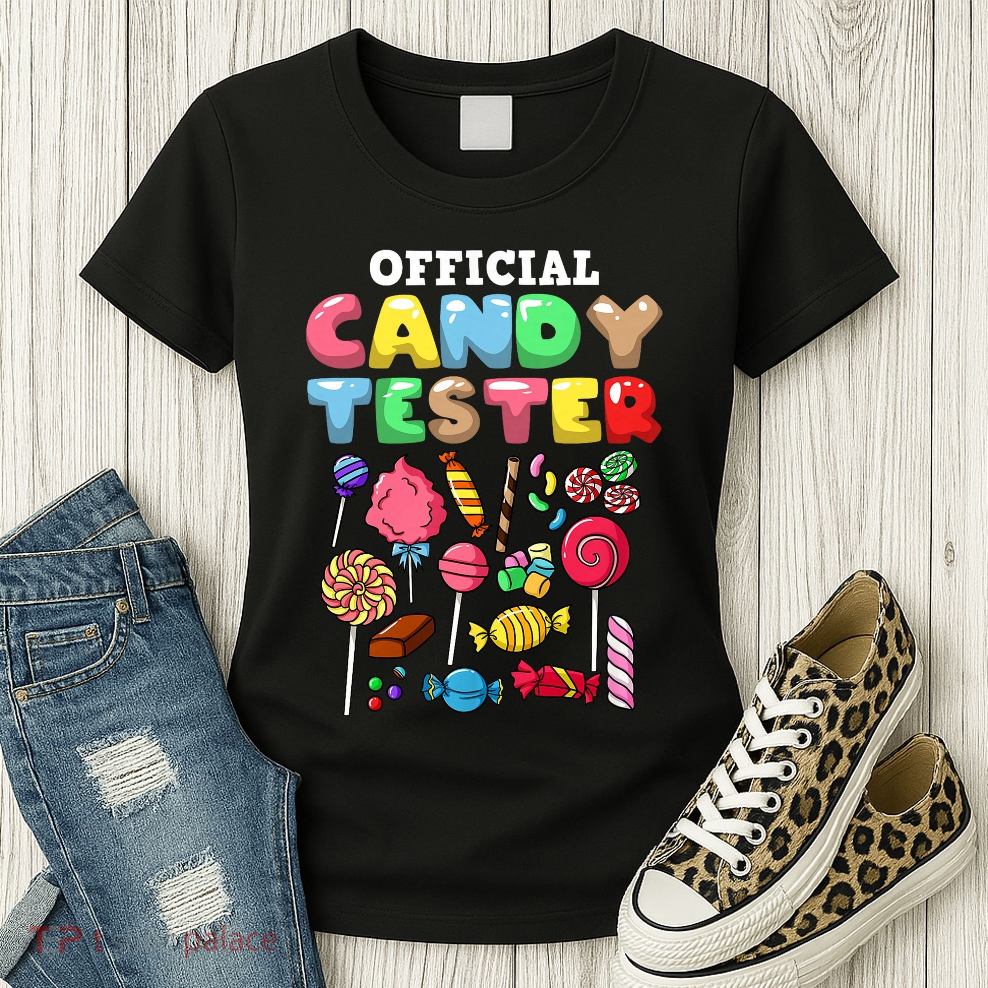 Candy Tester Lollipop Sweets Halloween Women's T-Shirt