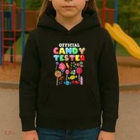 Candy Tester Lollipop Sweets Halloween Kids Hoodie thumb 3