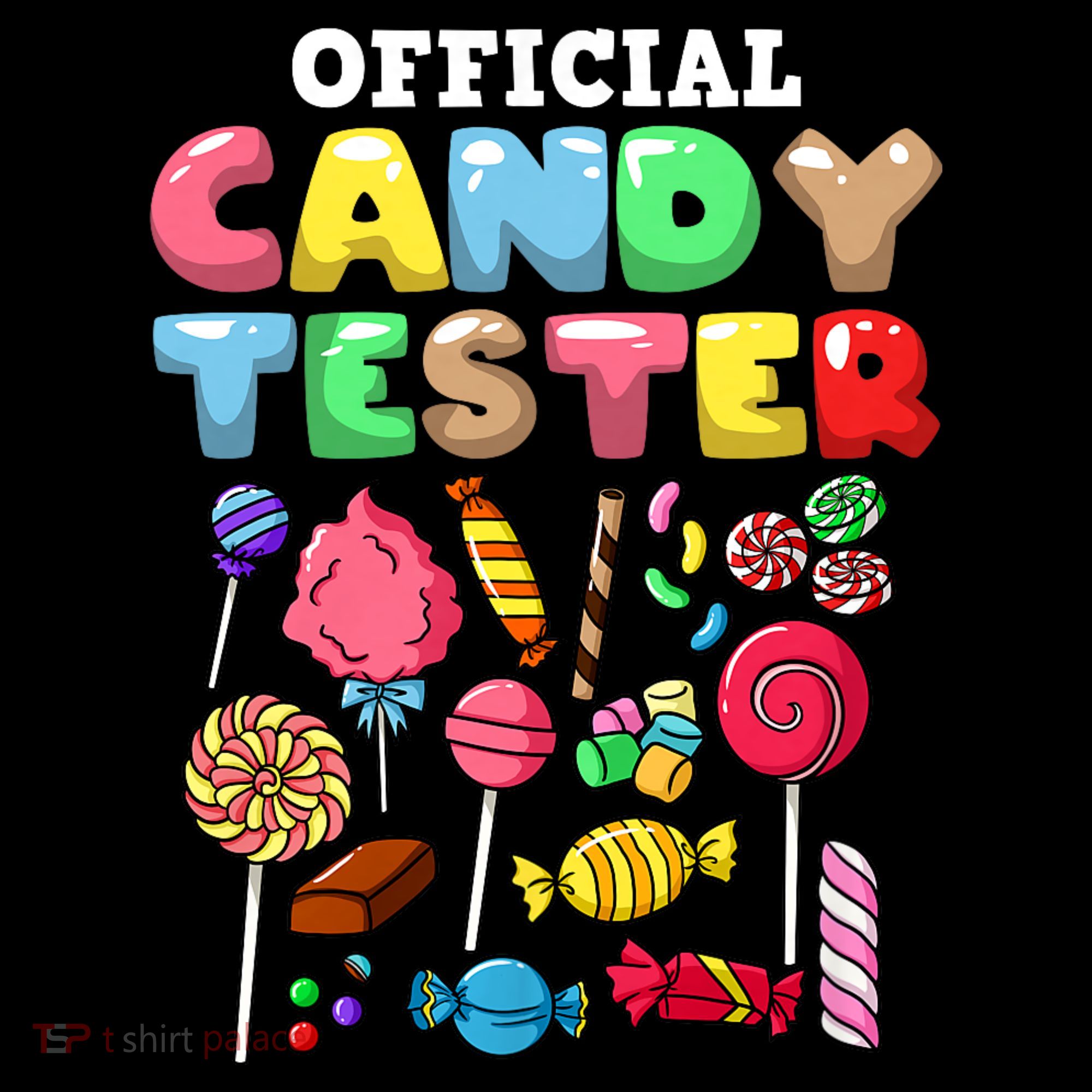 Candy Tester Lollipop Sweets Halloween Kids Long Sleeve Shirt