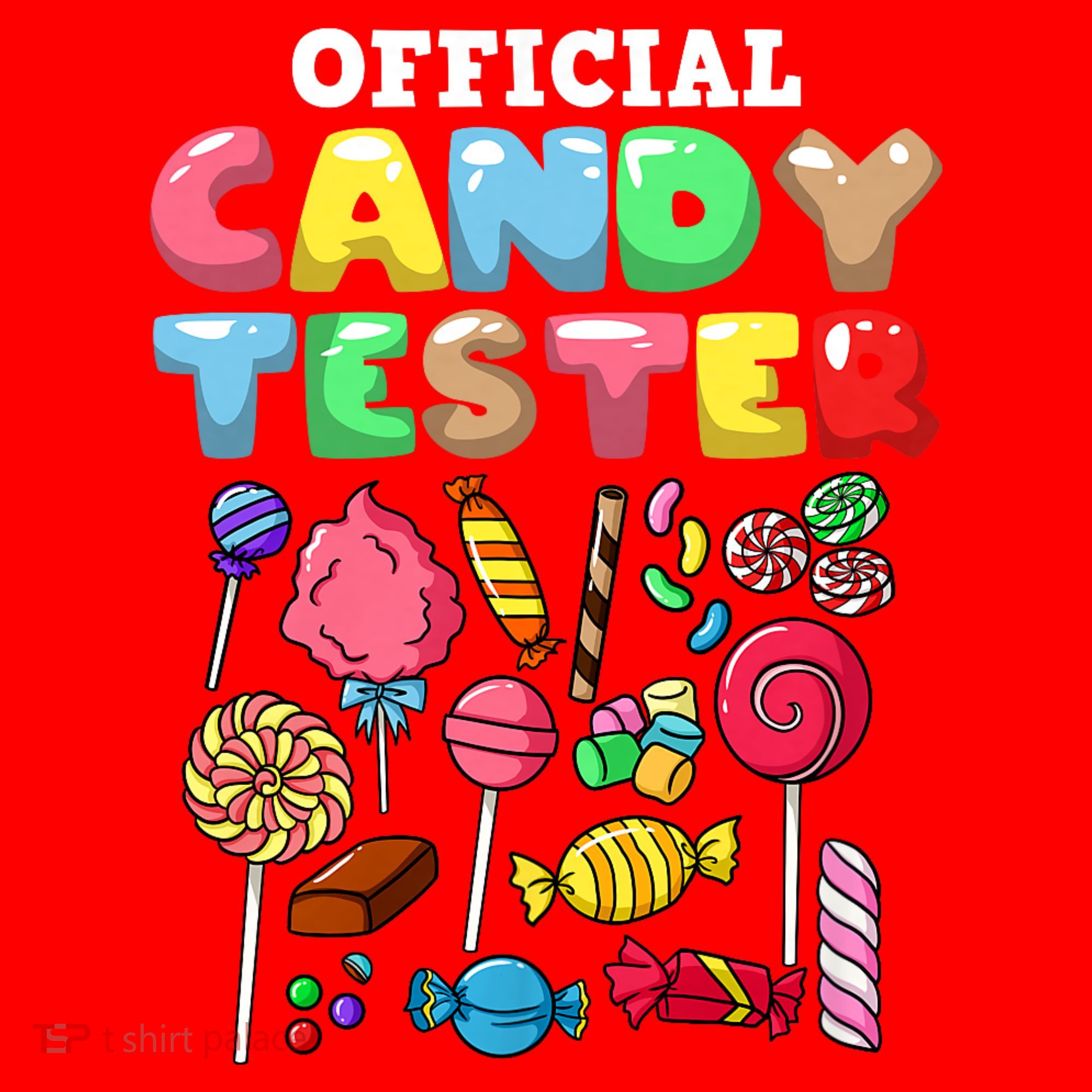 Candy Tester Lollipop Sweets Halloween Santa Hat